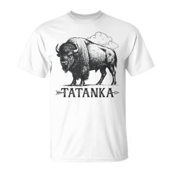 Tatanka Lakota Buffalo Bison Native American West Wildlife T-Shirt - Monsterry