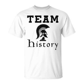 Team History Profesor De Historia Camiseta unisex - Regaloses