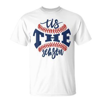 Tis The Season Baseball Softball Lovers T-Shirt - Thegiftio UK