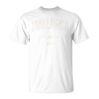 Vintage Mallorca Island Españaacaciones Deerano Playa Mallorca Camiseta unisex - Regaloses
