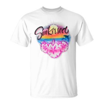 Vintage Retro Larsson Sun Kissed Midnight Sun Graphic T-Shirt - Thegiftio UK