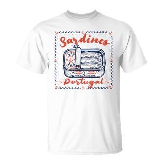 Vintage Sardines Tinned Fish Retro Graphic Summer Women T-Shirt - Thegiftio UK