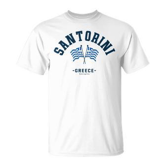 Voyage En Famille Àantorin En Grèceantorin Cadeau Greek Charm T-Shirt - Cadeauxyz