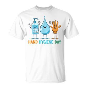 World Hand Hygiene Day Cute Hand Washing Hygiene T-Shirt - Thegiftio UK