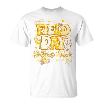 Yellow Team Happy Field Day School Trip For Teacher Student T-Shirt | Mazezy