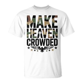 Youth Make Heaven Crowded Camouflage Jesus Camo Christian T-Shirt - Thegiftio UK