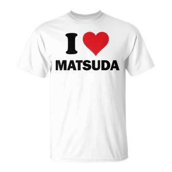 アイハート 松田 日本 愛 日本土産 Tシャツ - Kawaiitshirt