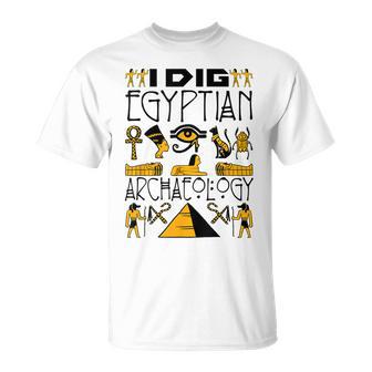 エジプト考古学 面白い クール 古代エジプトギフト ピラミッド Tシャツ - Kawaiitshirt