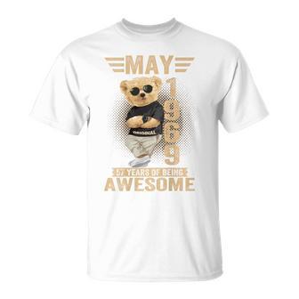 オンバック 5月57日 誕生日 男性 女性 1969年 テディベア Tシャツ - Kawaiitshirt