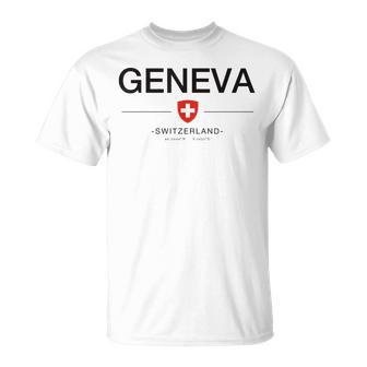 ジュネーブ スイス 首都 スイス ジュネーブ スイス Tシャツ - Kawaiitshirt