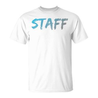 スタッフバックプリントデザインtシャツ イベントスタッフ用 Tシャツ - Kawaiitshirt