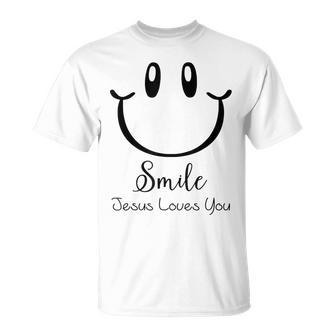 スマイルジーザスラブユー Tシャツ - Kawaiitshirt