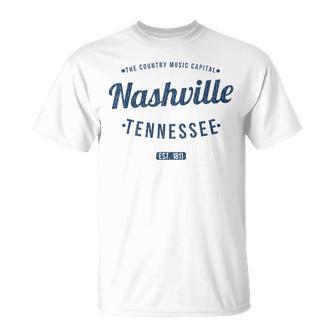 テネシー州ナッシュビル ヴィンテージ 旅行 お土産 ナッシュビル Tシャツ - Kawaiitshirt