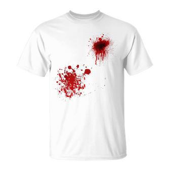ハロウィン用血しぶき Tシャツ - Kawaiitshirt