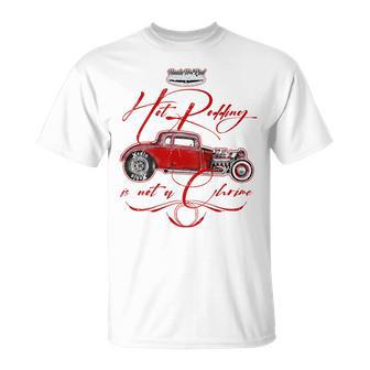 ホットロッド ホットロッド ハイボーイ T-バケツ ロッカリー 1930年代 ピンストライプ Tシャツ - Kawaiitshirt