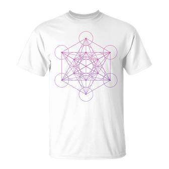 メタトロンキューブ 神聖幾何学 Tシャツ - Kawaiitshirt