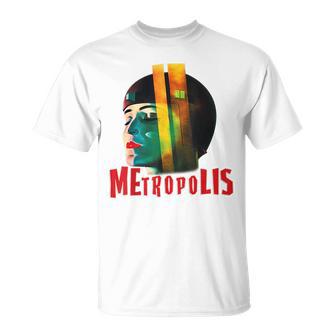 メトロポリス レトロムービーポスターデザインf Tシャツ - Kawaiitshirt