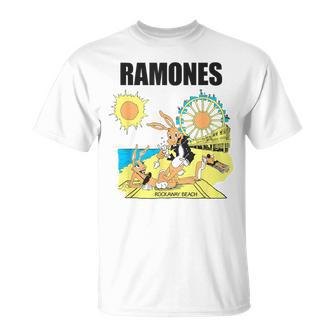 ラモーンズ ロックアウェイ ビーチ Tシャツ - Kawaiitshirt