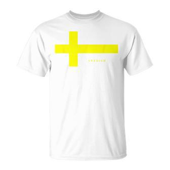 レトロ スウェーデン国旗 メンズ レディース キッズ ヴィンテージ ギフト Tシャツ - Kawaiitshirt