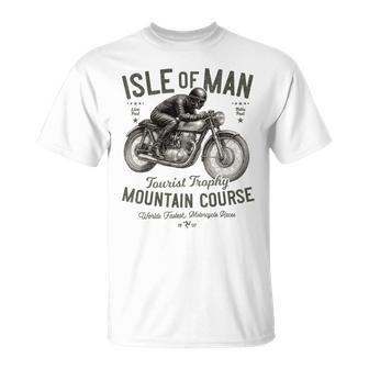 レトロ マン島 Tt レース ヴィンテージ レーシング バイクレース Tシャツ - Kawaiitshirt