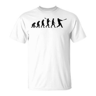 人類進化野球 Tシャツ - Kawaiitshirt