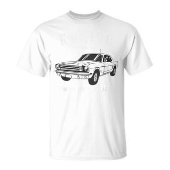 古希祝い 車好き 父 男性 おしゃれ クラシックカー 70歳 I'm Not Old I'm Classic Tシャツ - Kawaiitshirt