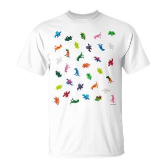 恐竜 Dinosaur パターン Tシャツ - Kawaiitshirt