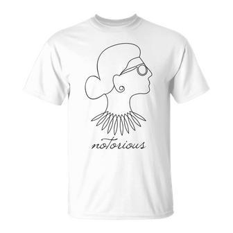 悪名高いrbgフェミニスト・プログレッシブ Tシャツ - Kawaiitshirt