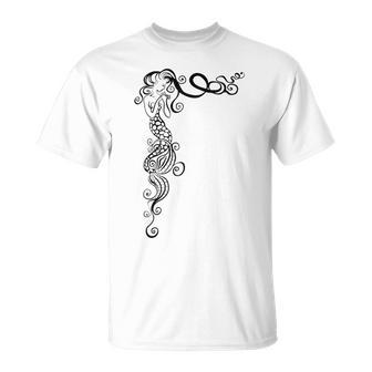 気まぐれな人魚 Tシャツ - Kawaiitshirt