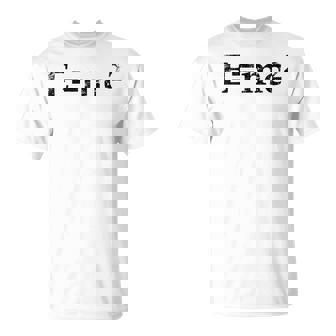 物理相対性理論e Mc2方程式の式 EMc2 Tシャツ - Kawaiitshirt