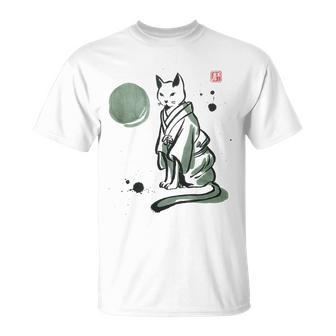 猫 和 着物 日本 伝統 ママ パパ キッズ Tシャツ - Kawaiitshirt