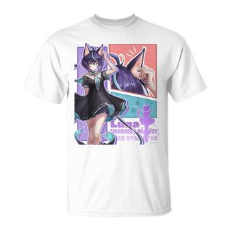 白猫プロジェクト ネコミミスト（ルナ） Comictyle Tシャツ - Kawaiitshirt