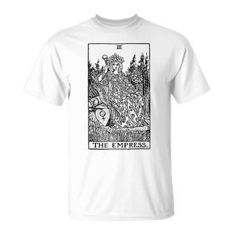 皇后タロットカード Tシャツ - Kawaiitshirt