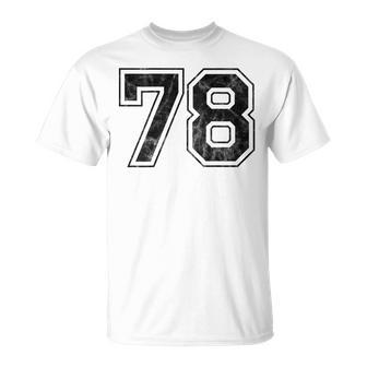 背中に78番。 Tシャツ - Kawaiitshirt