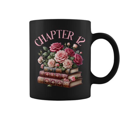 12th Birthday Chapter 12 Birthday Shirt Women Book Lover Graphic Print Coffee Mug - Bookorys
