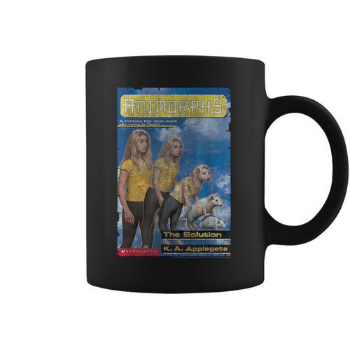Animorphs The Solution Opossum Transformation Book Cover Graphic Print Coffee Mug - Bookorys