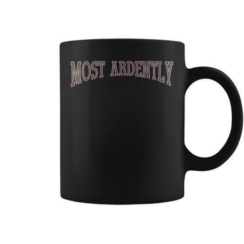 Most Ardently Varsity Romance Novel Quote Book Lover Women Graphic Print Coffee Mug - Bookorys UK