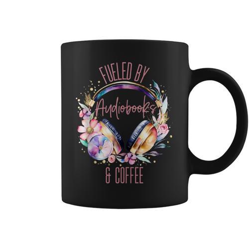 Audiobooks Coffee Lover Women Listen To Books Spicy Romance Graphic Print Coffee Mug - Bookorys UK