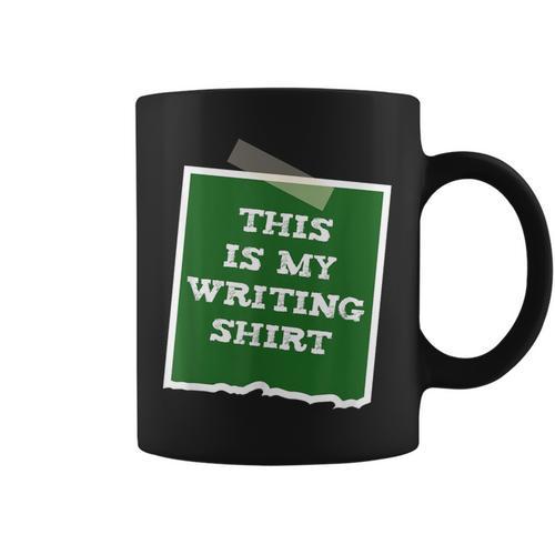 Author This Is My Writing Tee Novelist Story Book Writer Graphic Print Coffee Mug - Bookorys
