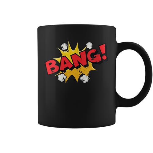 BANG Comic Book Cartoon Pop Art Vintage Graphic Print Coffee Mug - Bookorys