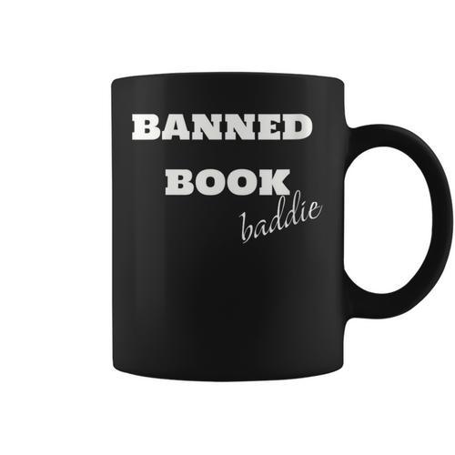 Banned Book Baddie Graphic Print Coffee Mug - Bookorys CA