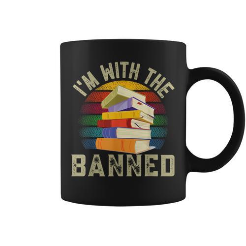 Banned Books I'm With The Banned Graphic Print Coffee Mug - Bookorys DE