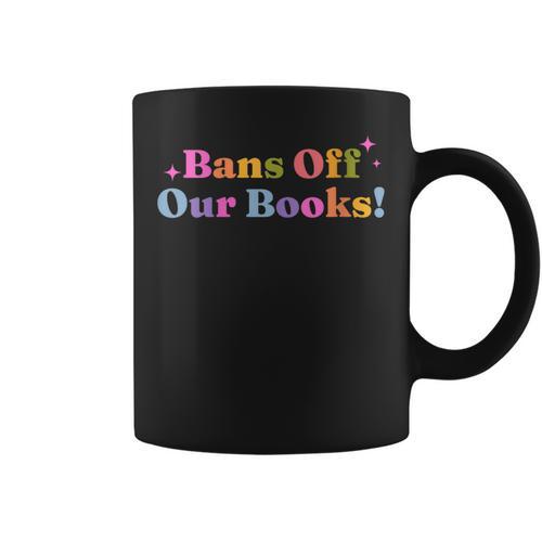 Bans Off Our Books Graphic Print Coffee Mug - Bookorys UK