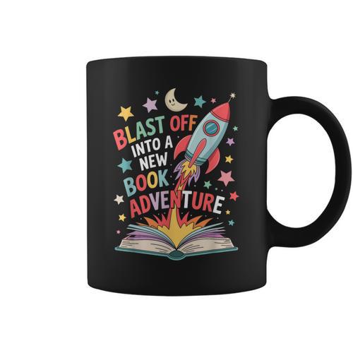 Book Adventure Reading Fun For Kids And Young Readers Graphic Print Coffee Mug - Bookorys