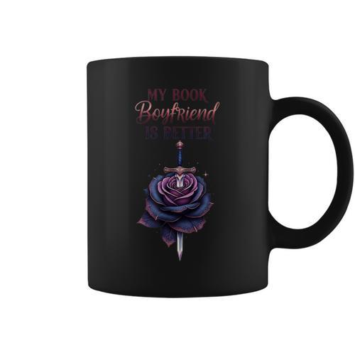 Book Boyfriend Forever Tee Romantasy Readers Graphic Print Coffee Mug - Bookorys AU