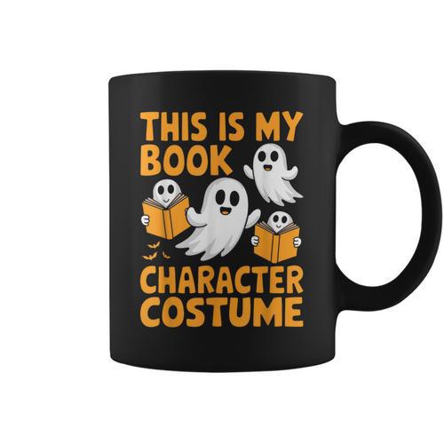 This Is My Book Character Costume Halloween Costume Graphic Print Coffee Mug - Bookorys