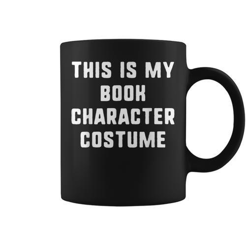 This Is My Book Character Costume Halloween Easy Kids Adult Graphic Print Coffee Mug - Bookorys