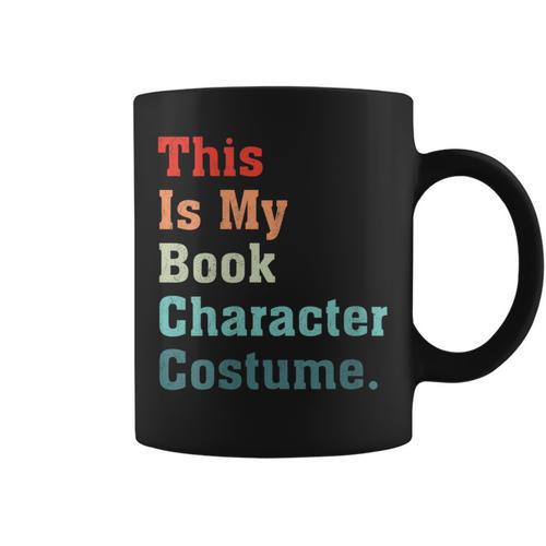 This Is My Book Character Costume For Book Lovers Vintage Graphic Print Coffee Mug - Bookorys