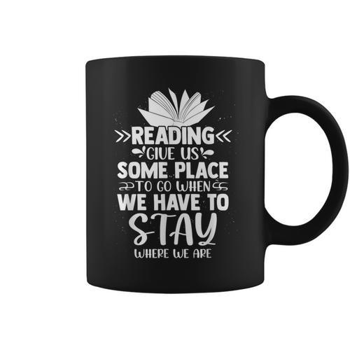 Book Lover Graphic For Librarians And Book Readers Graphic Print Coffee Mug - Bookorys UK