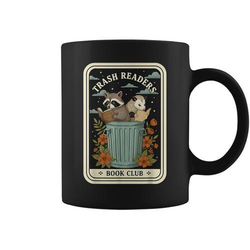 Book Lover Reading Trash Readers Book Club Tarot Card Graphic Print Coffee Mug - Bookorys AU